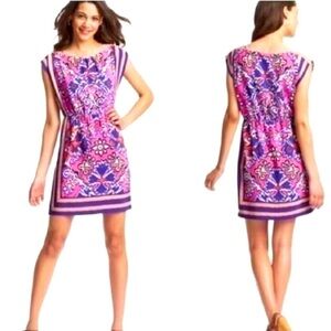 LOFT Border Print Dress